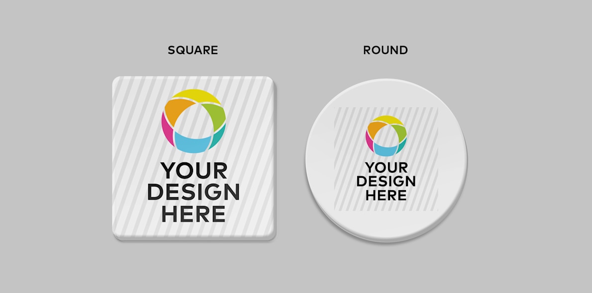 Custom Printed Acrylic Coasters VistaPrint